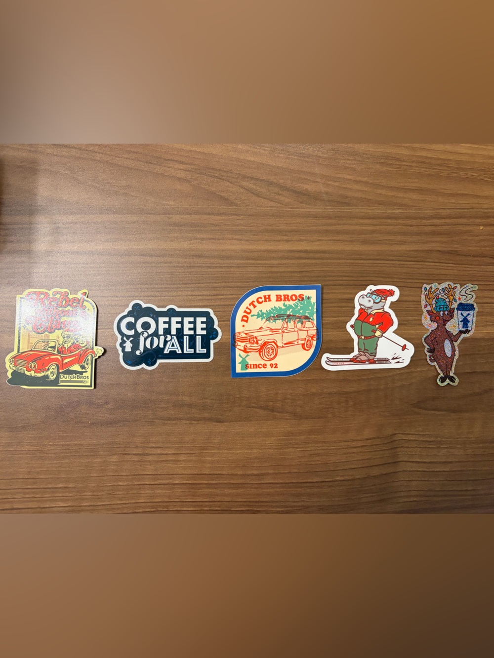 Dutch Bros Xmas Sticker Set - Picture 2 of 4